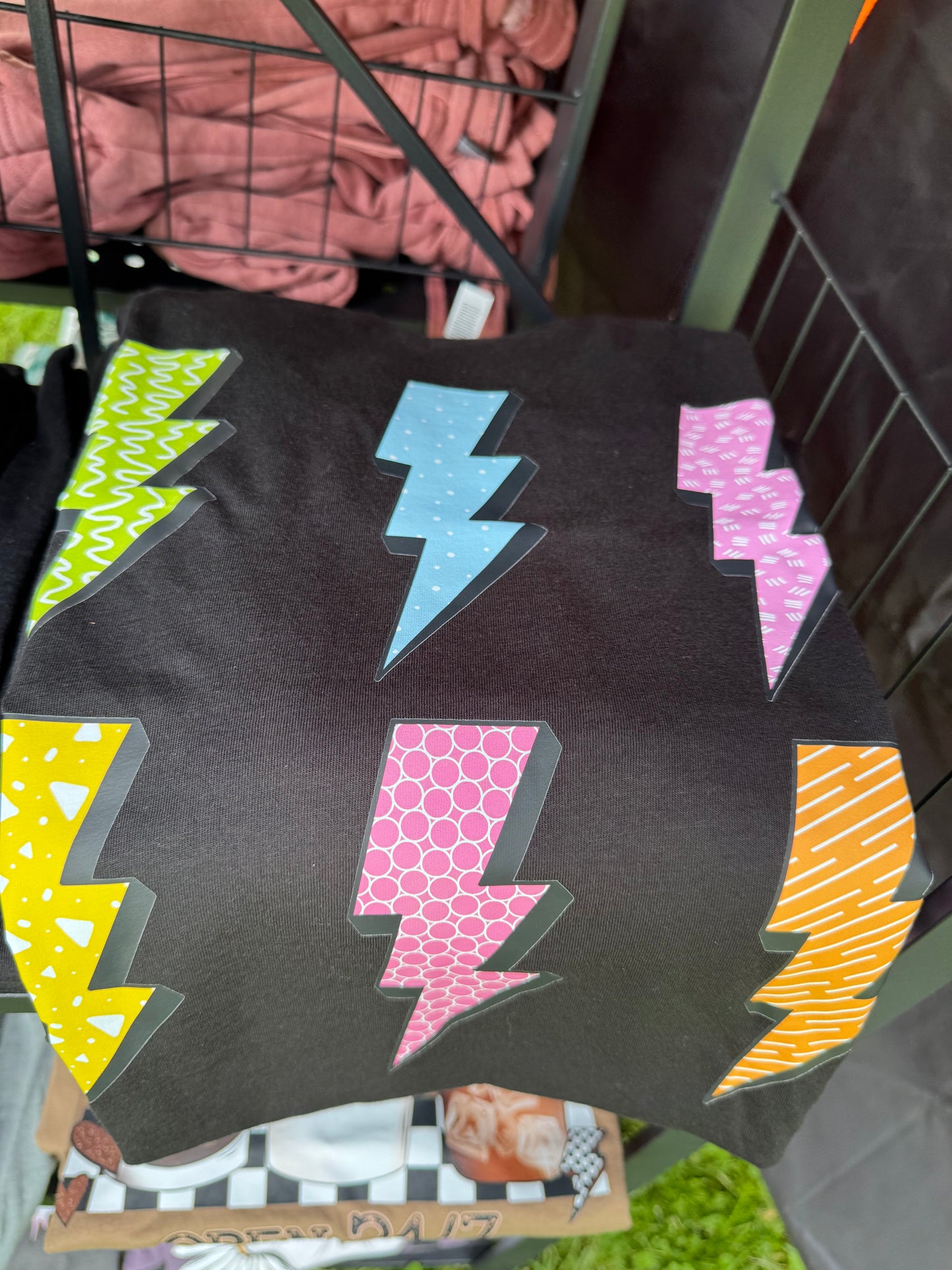 Lightning Bolts V-Neck