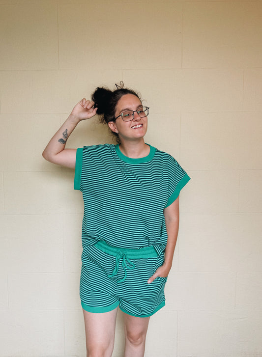 Juniper Striped Lounge Set