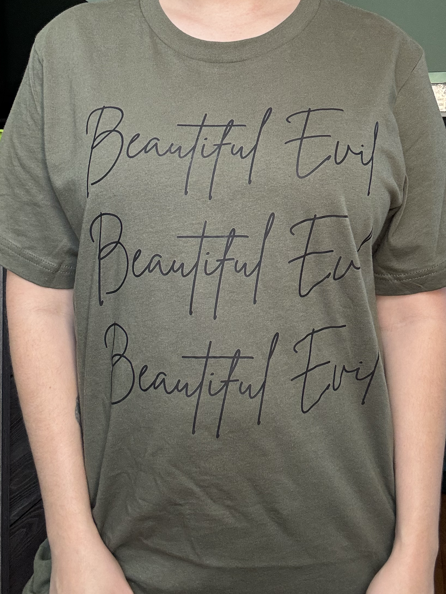 Scripted Military Tee