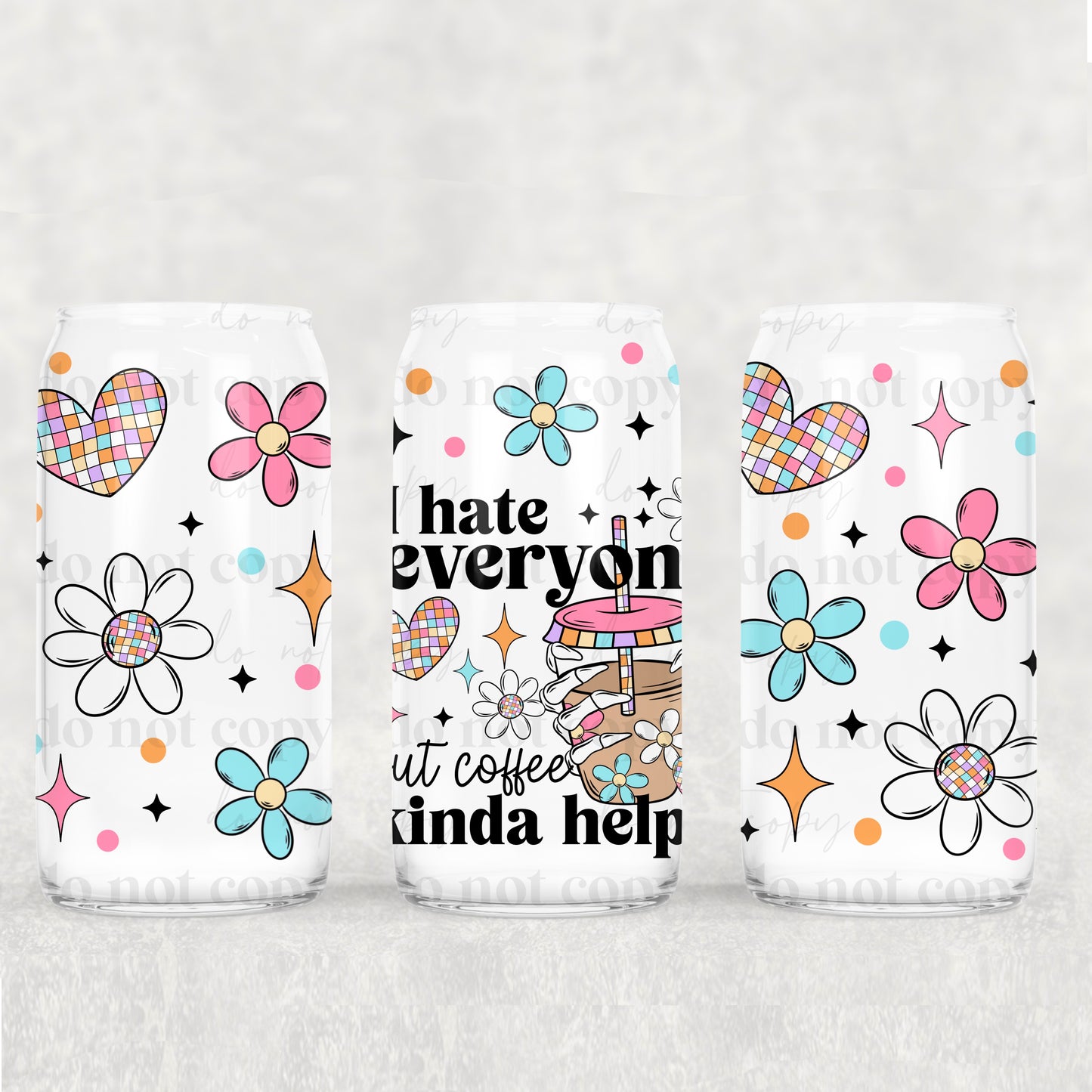 I Hate Everyone But Coffee Kinda Helps - Cup & Mug