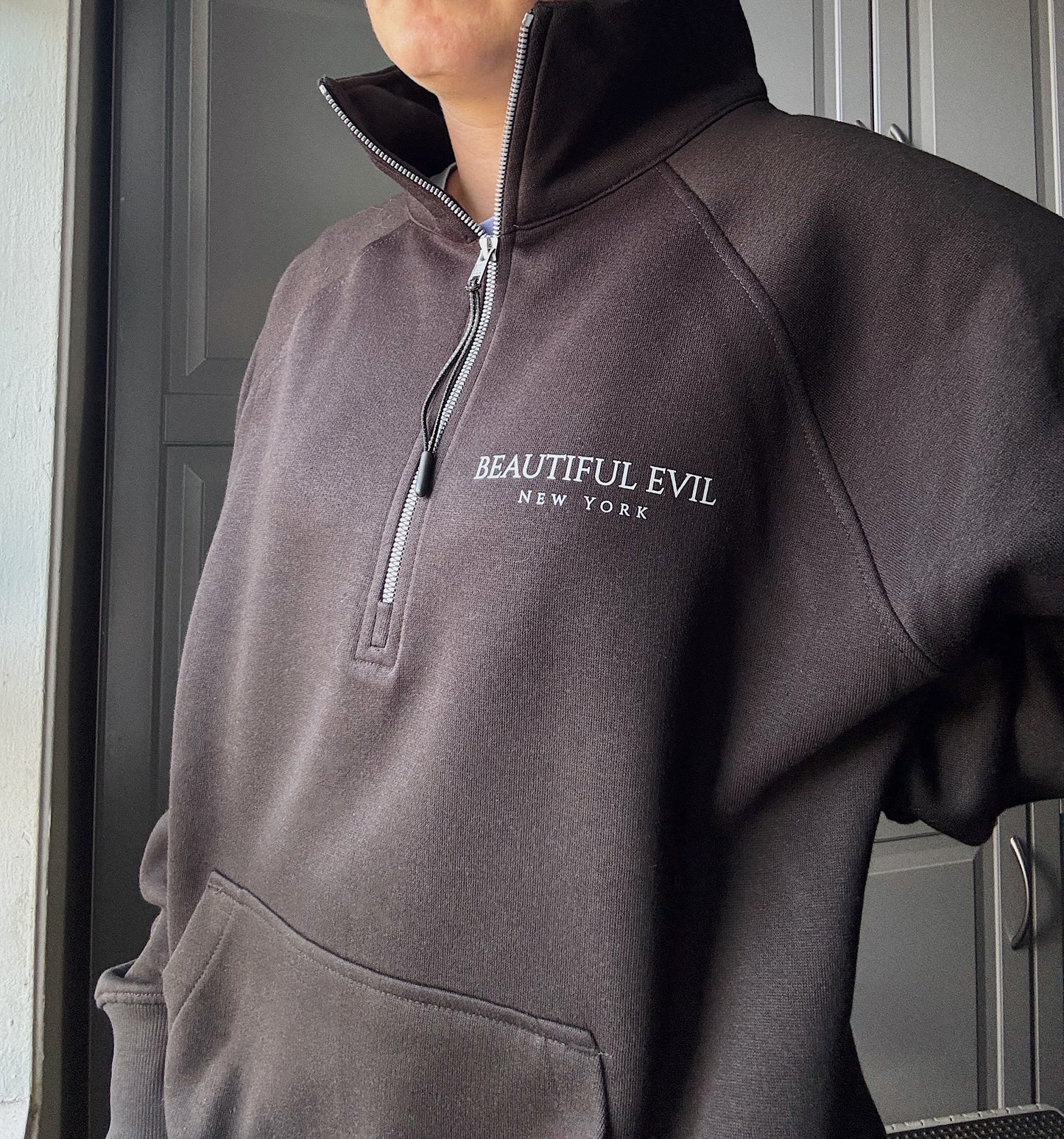 Black Half Zip