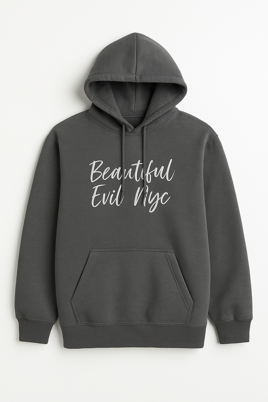 Beautiful Evil NYC | Storm Gray Oversized Hoodie