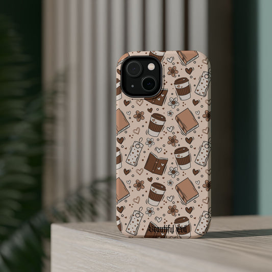 Coffee & Book Lovers Magnetic Tough Cases -Iphone