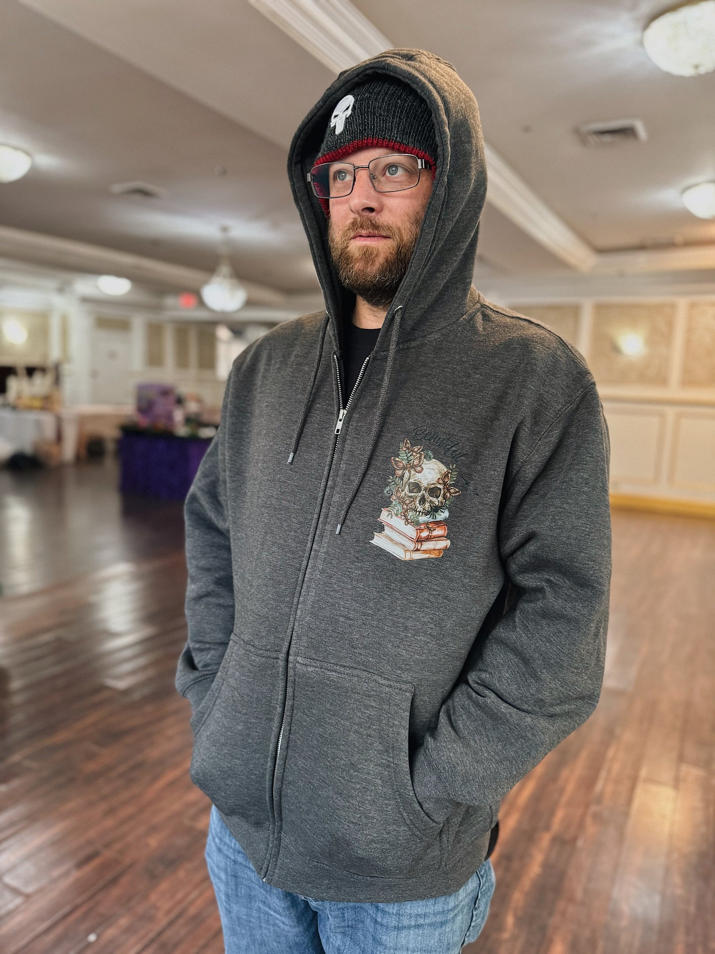 Pocket Logo Charcoal Grey Zippy