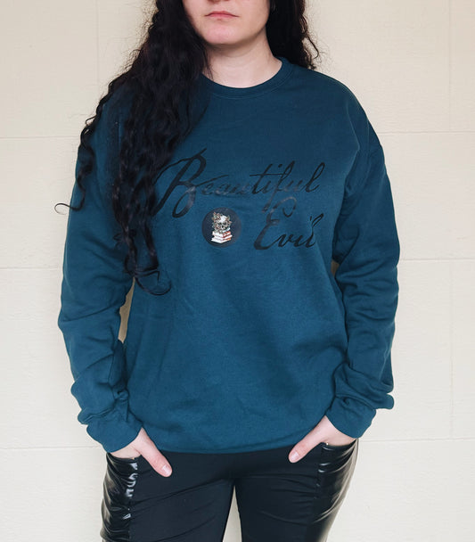 Beautiful Evil Script Crewneck