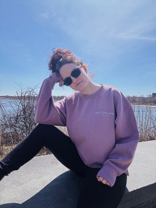 Lavender Boxy Sweatshirt