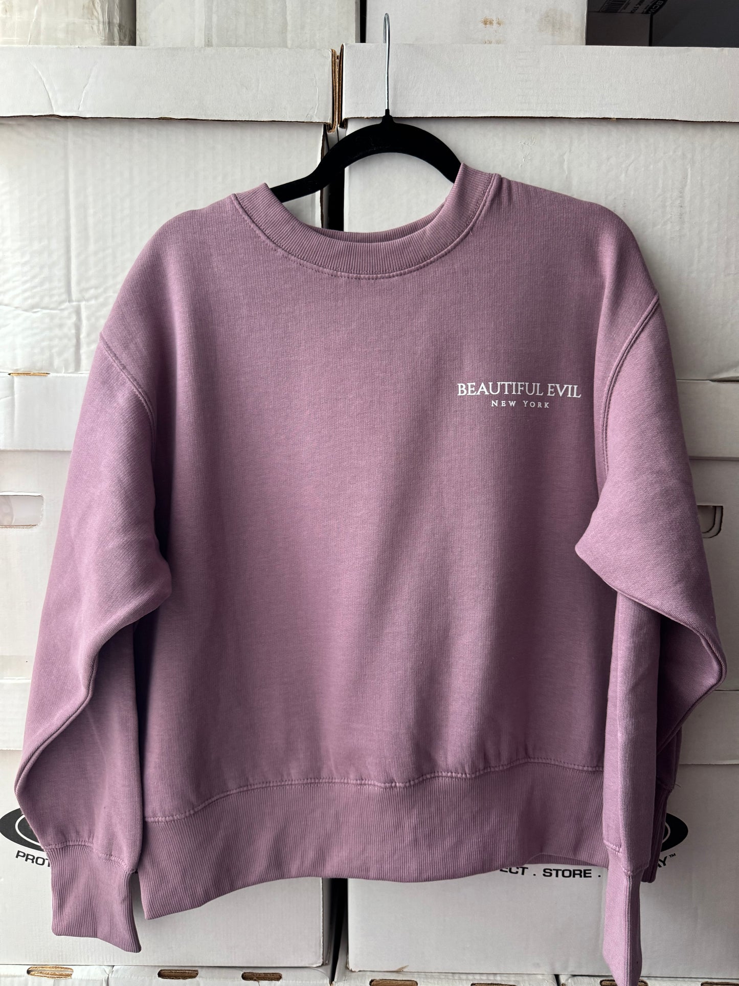 Lavender Boxy Sweatshirt