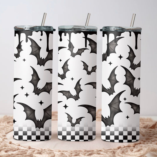 Checkered Bats - 20 oz Duo Tumbler