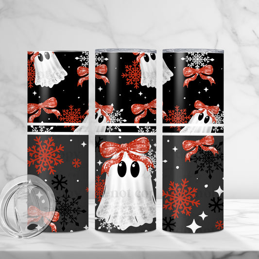 Winter Lace Ghostie Tumbler