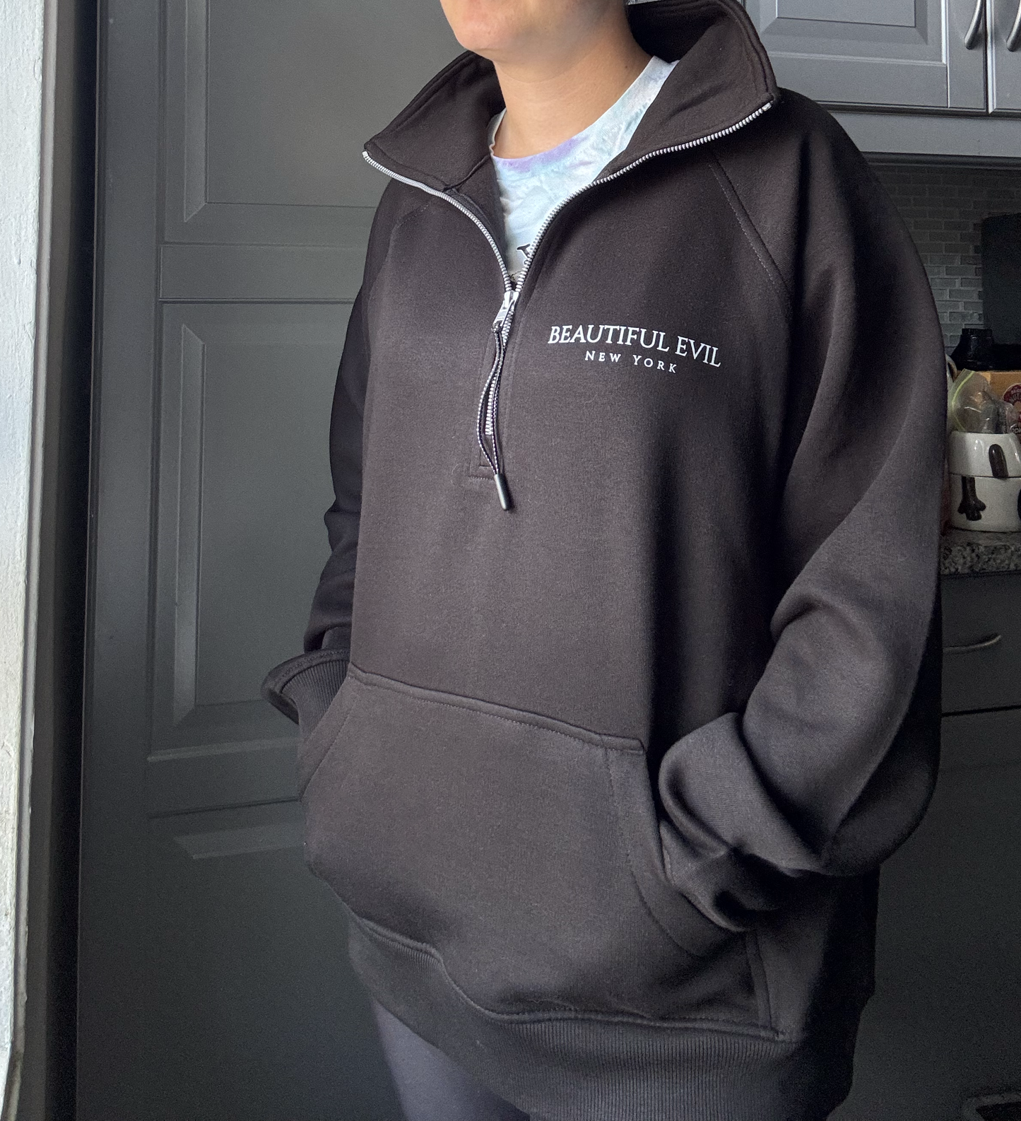 Black Half Zip