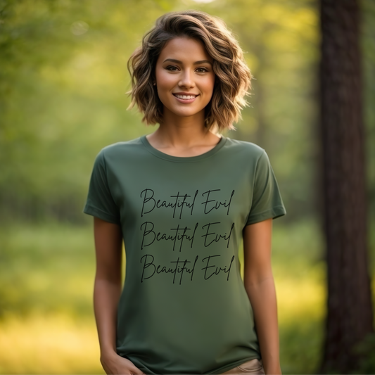 Scripted Military Tee