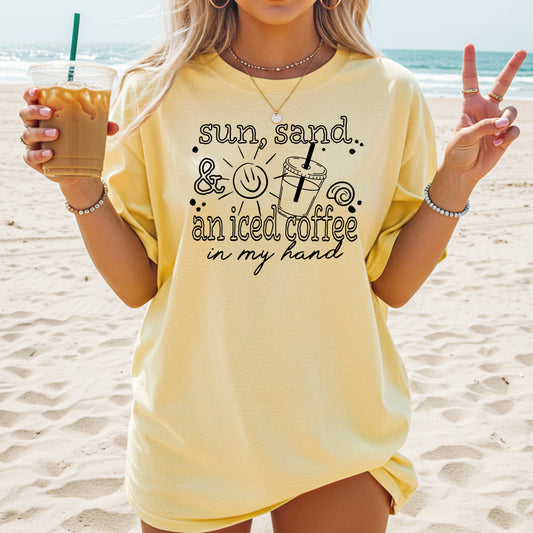 Sun, Sand, & An Iced Coffee In My Hand