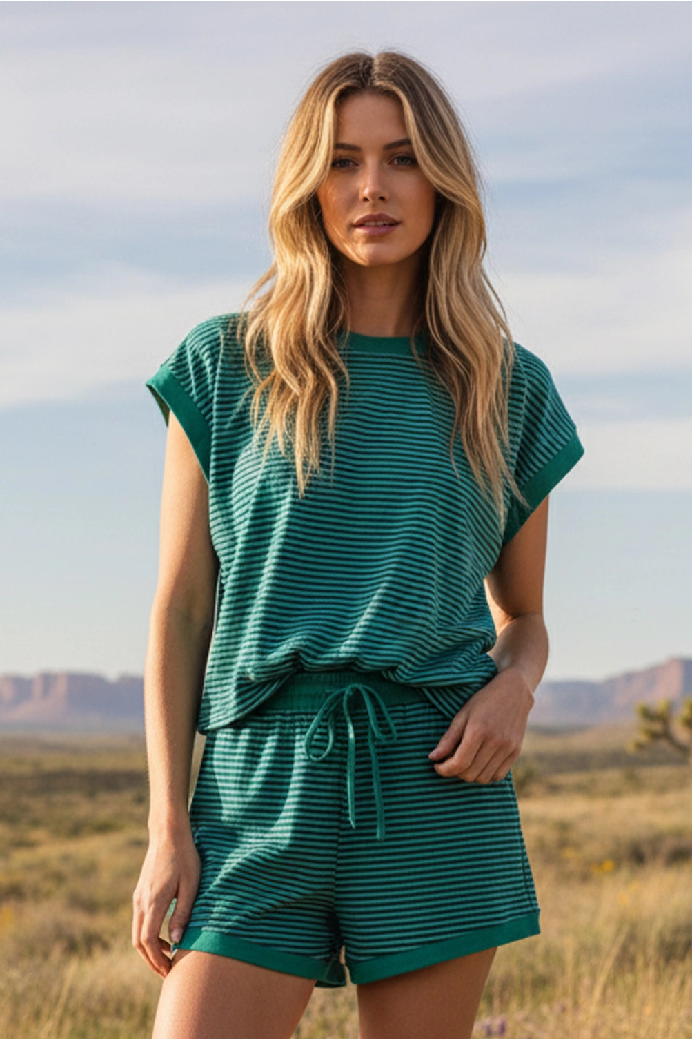 Juniper Striped Lounge Set